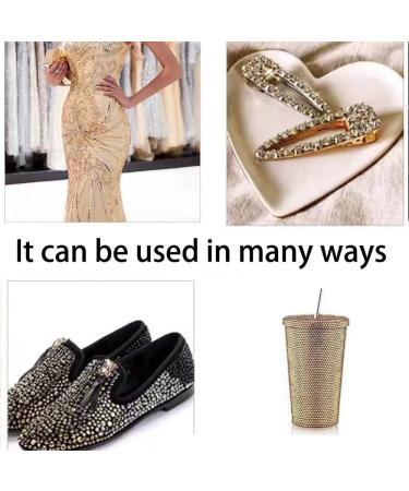 Buy 4200 PCS Golden Strass Nail Gems - Round Flatback Stones SS6-SS20 | K9 Glass Gold Nail Crystals for DIY Nail Art & Charms - Buy Online on GoSupps.com