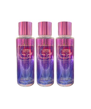 Victoria's Secret LOVE SPELL CANDIED Fragrance Mist 8.4 fl oz - Pack of 3