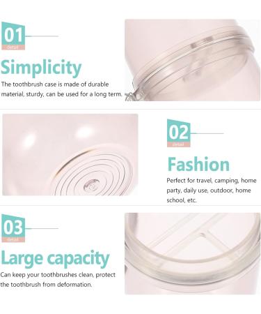 Buy Zerodeko Transparent Washing Cup & Toothbrush Travel Storage Rack - Pink | International Shipping Available - Buy Online on GoSupps.com