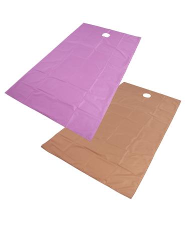 Verdant Touch Spa Beautyblock Beautiful Betting Beast Spa Waterproof Oil Interior Breathable With Facial Hole Moisture Consideration 200 x 115 cm violet and dark coffee
