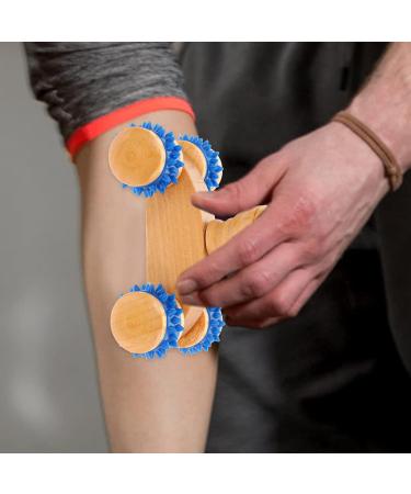 Buy Healvian Wooden Car-Shaped Massage Roller - Neck & Shoulder Trigger Point Massager | Manual Body Massage Tool for Pain Relief - Buy Online on GoSupps.com