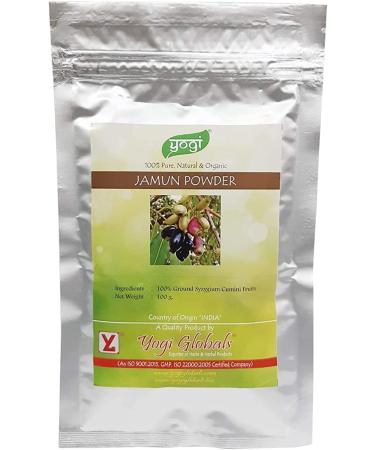 ORGANIZE Yogi Globals Jamun Poeder 100 Syzygium Cuminei Fruit100 gm