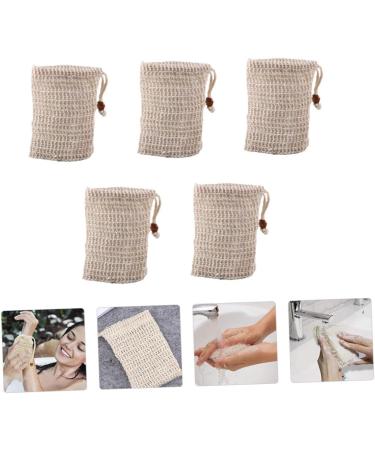  Beaupretty Beaupretty 5 Pieces Sisal Saver Mesh Pouch For Foaming Saver Exfoliator Sachet - Buy Online on GoSupps.com