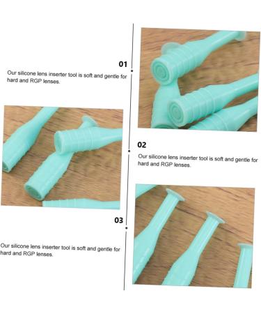 Lurrose 8-Piece Glasses Case Suction Rod Removal Tool - ABS Tweezers & Suction Holder - Green - Perfect for Easy Insertion & Removal - Buy Online on GoSupps.com