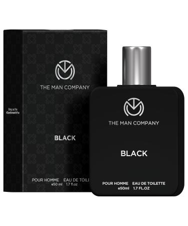 The Man Com.pany Black Edt Perfume For Men - 50Ml Premium Long Lasting Fragrance Spray Gift For Him - Fresh