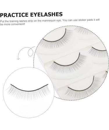 minkissy 5 Pairs Fake Eyelashes Handmade Eye Lashes Reusable Black Eyelash Segmented False Eyelash Soft Thick Lashes Lash Supplies Lash Stuff Simulation False Eyelashes Dense Fiber Adhesive - Buy Online on GoSupps.com