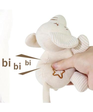 Shop Leryveo Pacifier Buddy - Soft Elephant Plush Holder & Clip | Skin-Friendly Toy for Infants | Perfect for Children's Parties - Buy Online on GoSupps.com