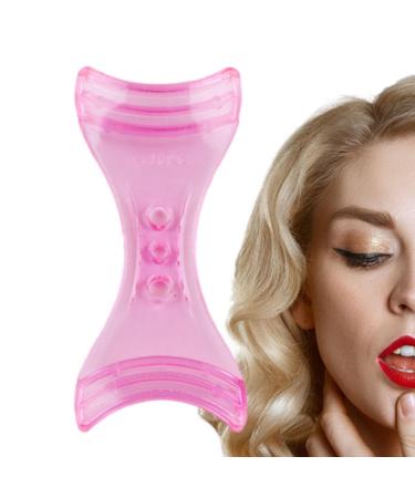 Pochoirs De Maquillage Tampon En R sine Portable R utilisable - Stencil et Applicateur pour un Trait Parfait | Pour Femmes D butantes Quotidien Bureau Maison Salon Voyage F te Mariage Anniversaire Vac Eyeliner d flecteur rose