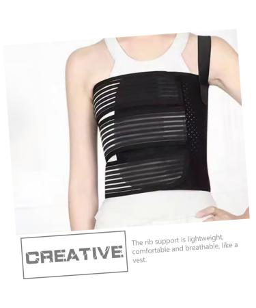 Buy Gatuida Rib Fracture Fixation Belt - Sternum Support Brace for Men & Women - Elastic Shoulder Strap Chest Protector - Buy Online on GoSupps.com