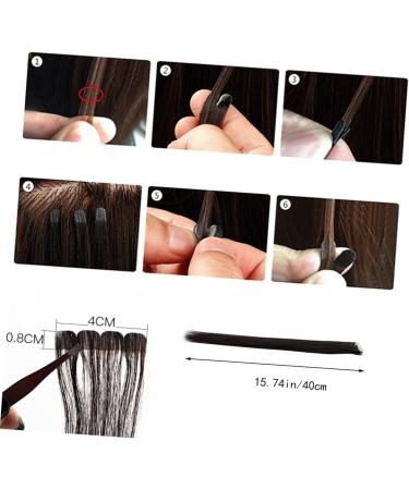 DRESSOOS Perm Human Hair Wig Human Hair Wigs Grip Tape Hair Extensions Tape in Hair Seamless Hair Extention Glue Tape Double Sided Tape Invisible Human+hair+wig Real Hair - Buy Online on GoSupps.com