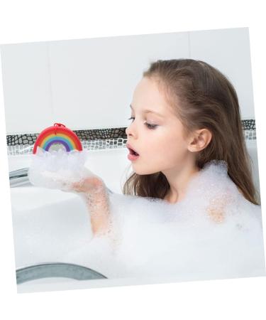 3pcs Rainbow Body Brush Bath Sponges - Foaming Bathing Balls | Novelty Rainbow Bath Accessories for a Luxurious Bath Experience - Buy Online on GoSupps.com
