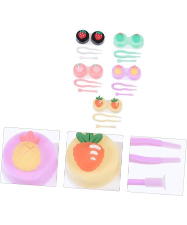 Partykindom 5-Piece Travel Case for Contact Lenses - Organizer with Tweezers - Practical Storage Box & Glasses Holder - Buy Online on GoSupps.com