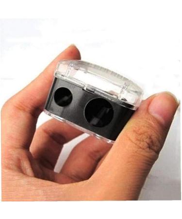 Precision 2 Holes Cosmetic Pencil Sharpener for Eyebrow Lip Liner Eyeliner Pencil School Office Supply Gift for Eyebrow Eyeliner - Buy Online on GoSupps.com
