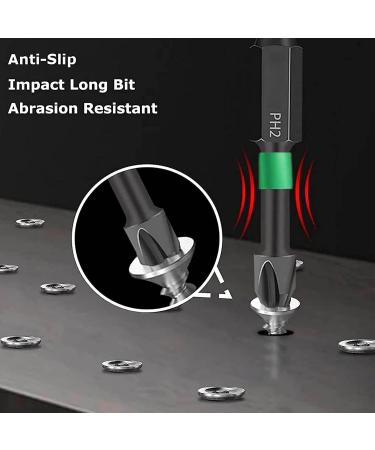 6-Piece Strong Magnetic Screwdriver Bit Set - Non-Slip Replacement Bits for Woodworking - Buy Online on GoSupps.com