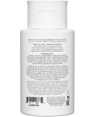 Pestle & Mortar NMF Lactic Acid Facial Toner - Pore Minimizing Hydrating Alcohol-Free Cruelty-Free | 6.8 fl oz - International Shipping Available - Buy Online on GoSupps.com