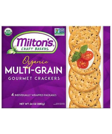 Milton's Craft Bakers Original Multi-Grain Gourmet Baked Crackers 680g (4 Individually Wrapped Packages) 1