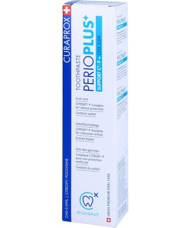 CURAPROX Perio Plus+ Support Toothpaste 75 ml - Optimal Oral Care for Healthier Gums | International Shipping Available - Buy Online on GoSupps.com