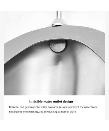 High-Efficiency Flushing Adult Stainless Steel Urinal Automatic Induction Wall-Mounted Urinal with Flush Valve Deodorant and Anti-Blocking Public Toilet Urinal Used in - Buy Online on GoSupps.com