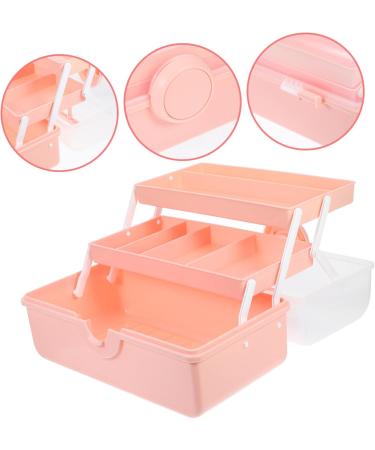  Mikinona Mikinona Cosmetic Storage Box Lipstick Makeup Brushes Nail Polish Organizer Case Beauty Organizer Skin Care and Makeup Organizer Nail Polish Storage Organizer Perfume Organizer Pink - Buy Online on GoSupps.com