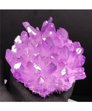 Natural Phantom Quartz Crystal Cluster Rock Stones and Crystals ReikiSpecimen Home Deco Suitable for Furniture Decoration Stone Mineral Specimen (Color : Khaki)