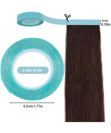 Buy 2 Rolls of 3 Yard Hair Extension Replacement Tapes - Blue Adhesive Strips for Seamless Hair Prongs - Buy Online on GoSupps.com