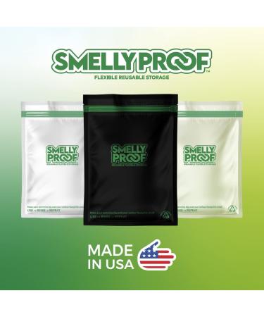 Smelly Proof Reusable Food Storage Container Bags - BPA Free PEVA Freezer Bags - Dishwasher Safe - No Odor Triple Zip - 10 Pack (Medium 6.5 x 7.5) - Buy Online on GoSupps.com