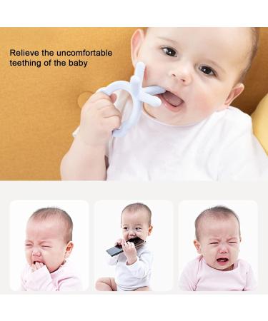Floatofly Silicone Baby Tooth Pacifier | Safe Biting Ring for 3-12 Months | Ideal for Infants & Toddlers - Buy Online on GoSupps.com
