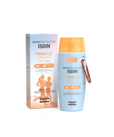 ISDIN Fusion Gel SPORT SPF 50+ 100ml | Body sun gel cream designed for sports use | Ultra-light and cooling 100 ml - Buy Online on GoSupps.com