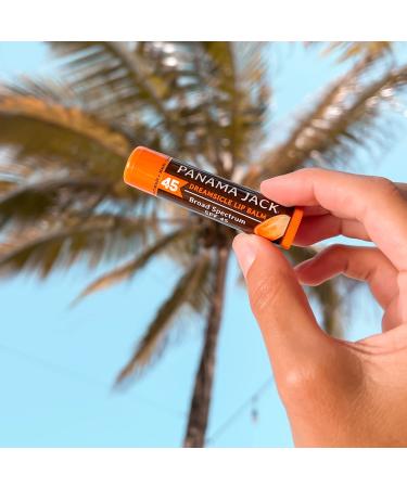 Panama Jack SPF 45 Lip Balm - Broad Spectrum UVA-UVB Protection, Pack of 2 Dreamsicle - Buy Online on GoSupps.com