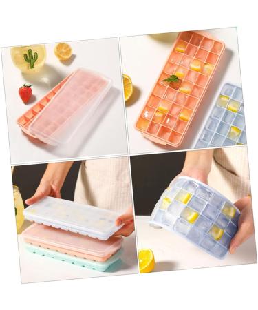Cabilock 3pcs Silicone Ice Tray Mold Silicone Ice Trays Silicone Ice Maker Ice Cubes Ice Mold 25X10X2.5CM Assorted Color - Buy Online on GoSupps.com