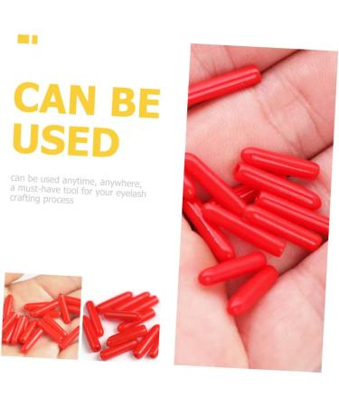 Minkissy 480 STK Twilight Gunshurze Eyelash Tweezers with Silicone Protective Covers - Slipproof Red 4 Packs - International Shipping Available - Buy Online on GoSupps.com