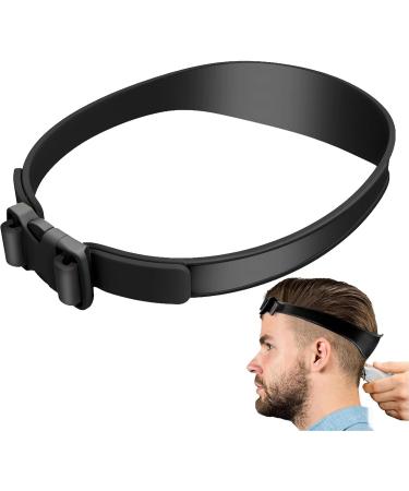 Hair Cutting Band - Washable Silicone Hair Cutting Headband Stretchy Hair Cutting Fade Band | Convenient Curved Silicone Hair Bands Cutting Guide Black - Buy Online on GoSupps.com