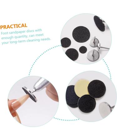 SOESFOUFU 1 Set Nail Polishing Sheets self Adhesive Sandpaper disc Pedicure Sandpaper disc Foot Remover File Replacement Sandpaper pad Discs Nail Tools Electric Sand Sheet Nail File - Buy Online on GoSupps.com
