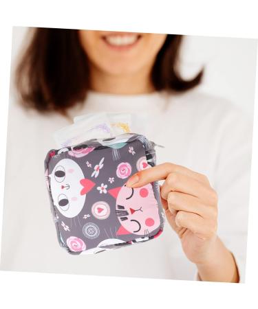 Lurrose 4-Piece Aunt's Towel Storage Bags with Zip Pocket - Menstrual Tape Holder & Breastfeeding Inserts - Durable Polyester Storage Solution for Students - Buy Online on GoSupps.com