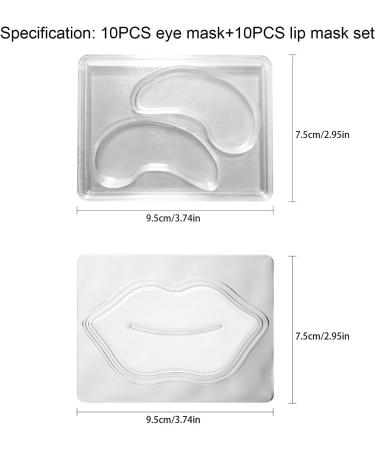 Face Mold Eye Patch Making Plate Set | Reusable Lip Patches Mold Eye Patch Making Mold For Home Use - Buy Online on GoSupps.com