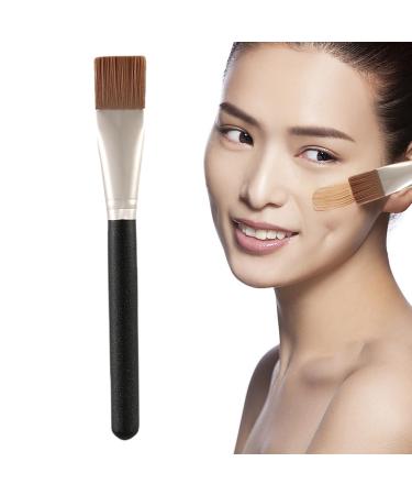 Foundation Brushes Emulsion Cosmetics Portable Brushes with Flat Tip Women Making up Brush for Pre-Makeup Foundation Masque Cream Concealer Foundation Cream Rowces