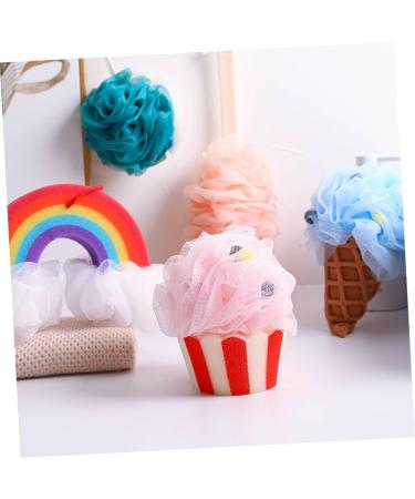 Healeved 2pcs Cartoon Bath Ball Scrubber - Reusable Loofah & Exfoliating Shower Sponge for Women & Men | Ideal Bath Accessories - Buy Online on GoSupps.com