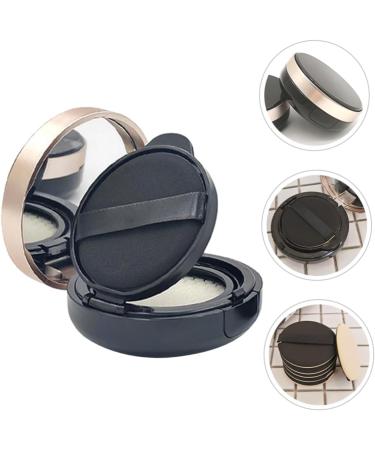 FRCOLOR Box Body Powder Black Container Makeup Container Dispenser Container Small Powder Container Makeup Powder Container Travel Pp Liquid Foundation Powder Puff - Buy Online on GoSupps.com