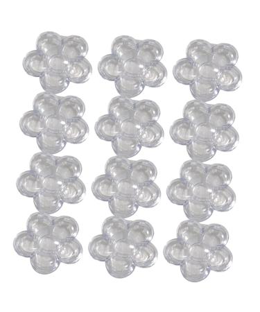 IWOWHERO 6-Color Lipstick Cases Small Lipstick Organizer Flower-Shaped Makeup Case Lipstick Case for Women Delicate Containers