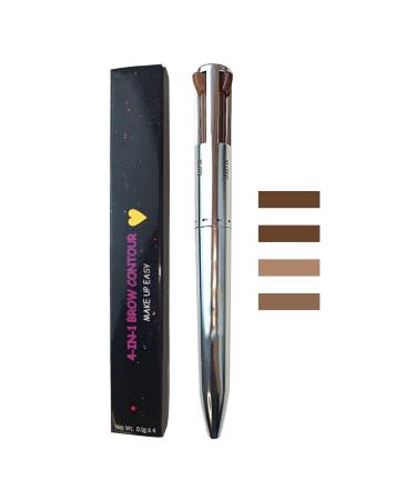 Yunmiao 4in1 Makeup Pen Eyebrow Pen Eyeliner Lip Liner and Highlighter MultiColor Multifunctional Eyebrow Pen Waterproof Face Makeup 02