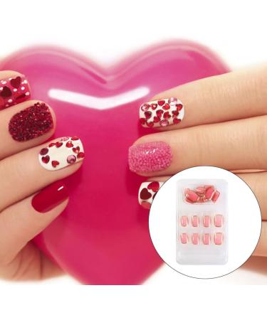 dijiusidy False Nail Perfect Matching Simple to Wear Fingernail Full Coverage Press Type Strong Viscosity Adjustable Paster Type 12 F741 Type 12 F741 - Buy Online on GoSupps.com