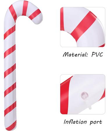 Inflatable Candy Canes Balloons for Christmas Candy Cane Decorations Inflatable Candy Canes Christmas Decorations Large Pool Floats Outdoor Candy Canes Balloons for Christmas Party Decor(#1) - Buy Online on GoSupps.com