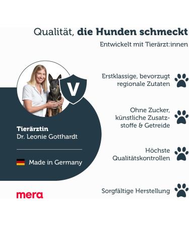 Mera Pure Sensitive Turkey Dog Food (6x400g) - Grain-Free High Meat Content 100% Animal Protein for Sensitive Dogs - Buy Online on GoSupps.com