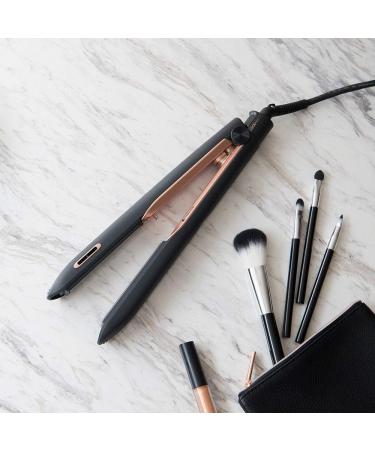 Panasonic nanoe Flat Iron - Healthy Shiny Hair Styling Iron with Ceramic Plates & Heat Technology - EH-HS99-K (Black/Rose Gold) - International Shipping Available - Buy Online on GoSupps.com