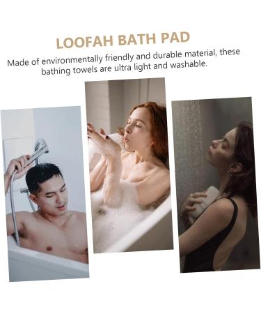 GLEAVI 6 Pcs Body Exfoliator Sponge - Men's Loofah Bath Ball & Scrubber for Deep Cleaning | Exfoliating Shower Pouf & Scrunchies - Buy Online on GoSupps.com