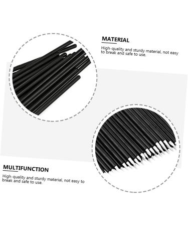 VINTORKY 100pcs Disposable Eyeliner Fiber Eyeliner Head Make up for Face Artificial Fiber Black - Buy Online on GoSupps.com