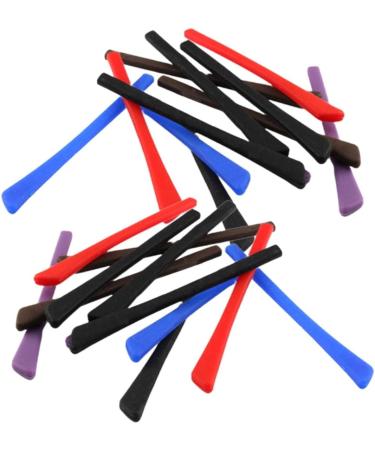 NOLITOY 30 Pairs Eyewear Leg Covers - Anti-Slip Silicone Sleeves for Spectacles & Glasses | Durable Eyeglass Accessories - Buy Online on GoSupps.com