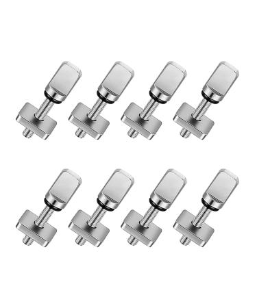 YXCCSE 8 Pcs No Tool Fin Screw,Surfboard Fin Screw Stainless Steel Thumb Fin Screw Surfing Accessories for Longboard and SUP,Paddleboard Fin,Surfboard