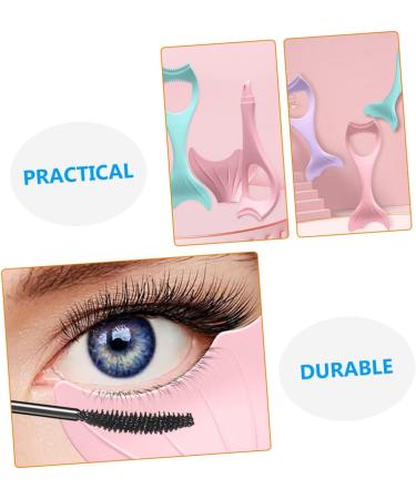 NOLITOY 3pcs Mascara Brush Eyeliner Pencil Mermaid Mascara Guard Silicone Eyeliner Aid Tools Girl Wash Bowl 15X5.7CMx3pcs Pinkx3pcs - Buy Online on GoSupps.com