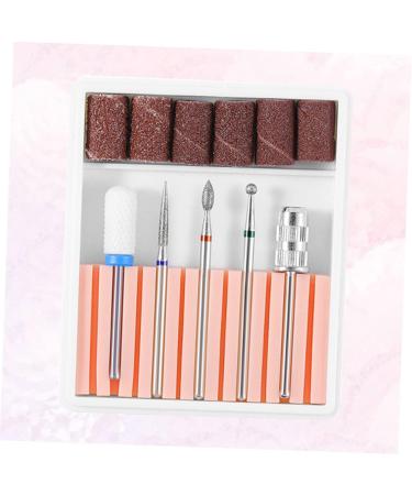 POPETPOP 1 Set Nail Drill Bits for Acrylic Nail Drill Tool Electric Nail File Drill Bits Cuticle Drill Bit Nail Polish Accessories Gel Polish Remover Drill Bit Nail Bits Alloy Head 6.5x5.5cm Pink - Buy Online on GoSupps.com